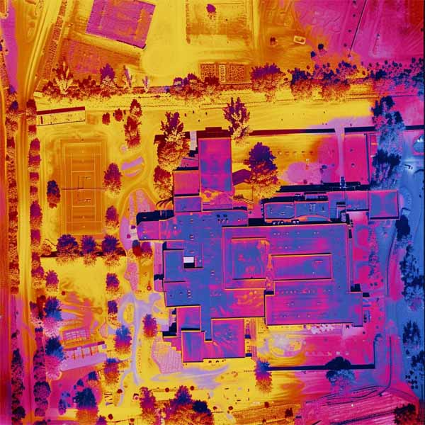 Aerial thermal imaging inspections services by Home and Commercial Inspections