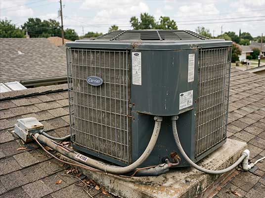 Aging HVAC equipment