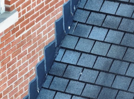 Cracked roof sealants identified during a home inspection