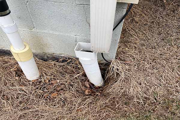 drainage and gutters home inspections checklist