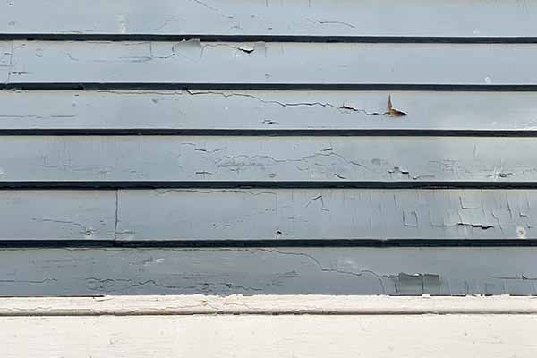 exterior weathered paint, home inspections checklist