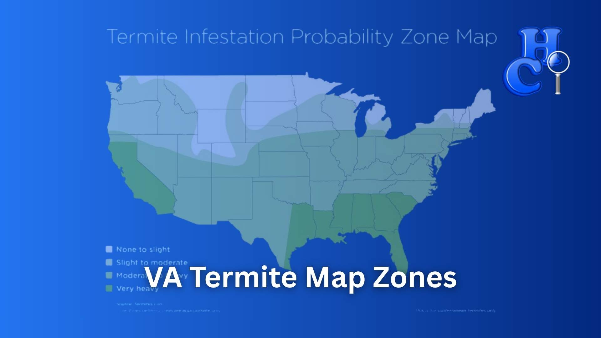 VA Termite Map Zones