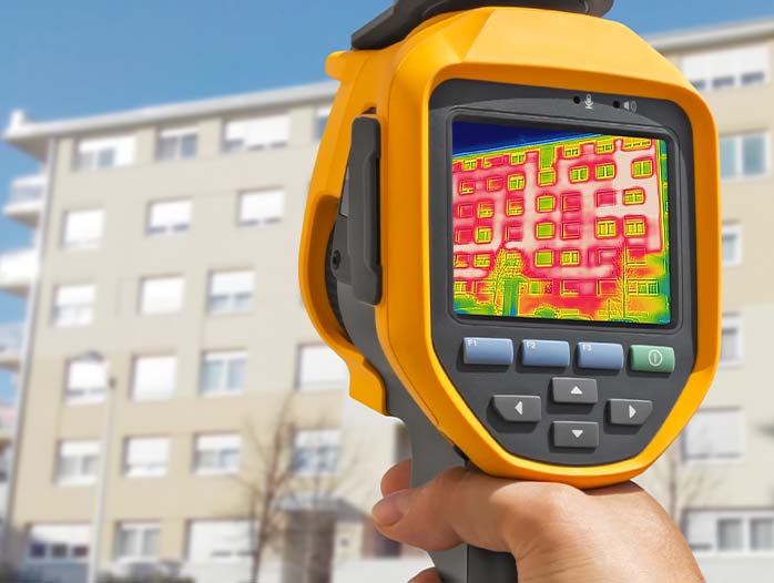 Infrared stucco EIFS survey inspection service